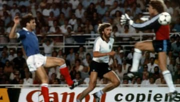 8. Schumacher’s knockout: 1982West German goalkeeper Harald 'Toni' Schumacher is probably best remembered for a notorious moment at the 1982 World Cup.During the semi-final match with France, Schumacher and French defender Patrick Battiston raced towards a long through ball with Battinson reaching the ball first.  Schumacher tackled Battinson knocking the Frenchman unconscious. Battinson was given oxygen on the pitch. He lost two teeth and cracked three ribs and damaged his vertebrae. However, no foul was given as Battiston was taken off the pitch. Schumacher visited Battiston in the hospital and apologised but maintained that it wasn't a foul.