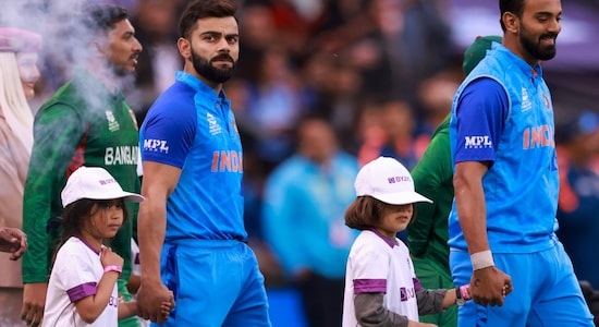 India and Bangladesh in an important Group 2 fixture of the Super 12 stage of the ICC T20 World Cup 2022 at the Adelaide Oval on Wednesday. Bangladesh captain Shakib Al Hasan won the toss and opted to field first. (Image: AP)