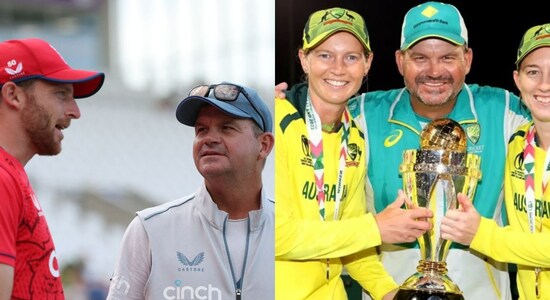 England's white-ball coach Matthew Mott became the first coach in the history of cricket to be the winning coach of the women's 50-over World Cup winning team, women's T20 World Cup winning team and men's T20 World Cup winning team. England's white-ball coach Matthew Mott became the first coach in the history of cricket to be the winning coach of the women's 50-over World Cup winning team, women's T20 World Cup winning team and men's T20 World Cup winning team.