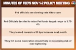 Fed minutes hint at a slower pace of rate hikes. Here's what's in it for India