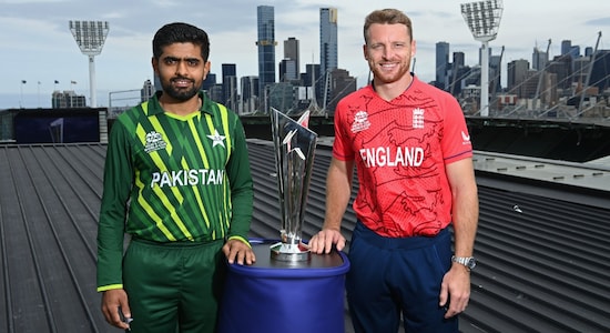 On Sunday, Babar Azam and Jos Buttler will lead Pakistan and England respectively as the two team are set to collide for the title of the ICC Men's T20 World Cup 2022 at the Melboune Cricket Ground. The journeys of the two teams for the summit clash have been nothing short of incredible as at one stage of the tournament both sides were on the brink on early elimination. But the two teams have risen to the occasion and paved their way to the final. On the eve of the final, here is a look at five memorable encounters between England and Pakistan in T20Is. (Image: ICC)