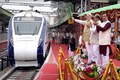PM Modi flags off South India's 1st Vande Bharat Express train