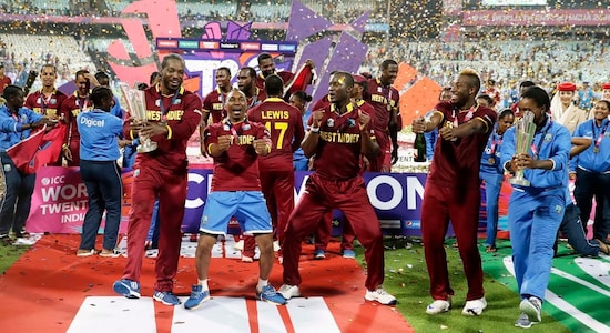 West Indies reclaimed the throne of ICC T20 World Cup champions as they defeated England in the final of the 2016 World T20 in India. It was one of the most epic finals in this history of the tournament. The World Cup win made Darren Sammy the first and to date the only captain to win two T20 World Cup titles. (Image: AP)