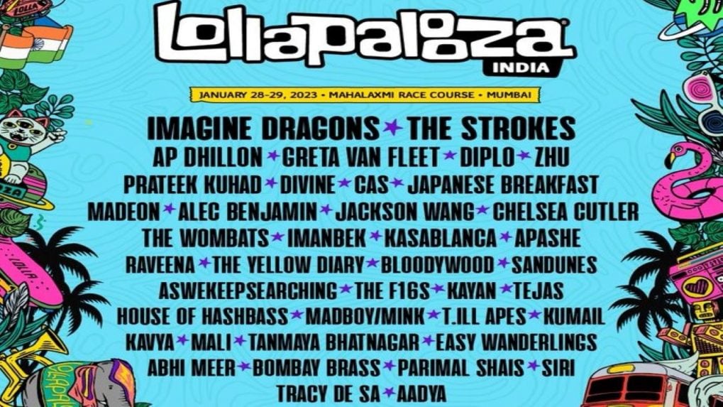 Inaugural edition of Lollapalooza India Schedule, lineup, tickets and