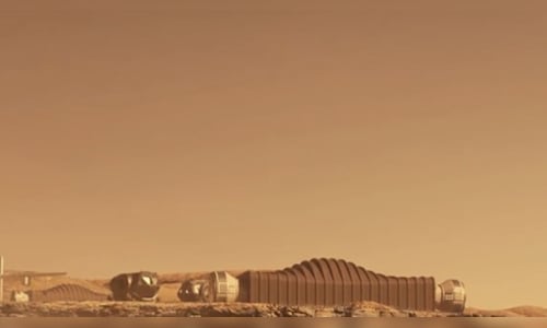 Nasa's module simulating Mars habitat where crew will stay for a year ...