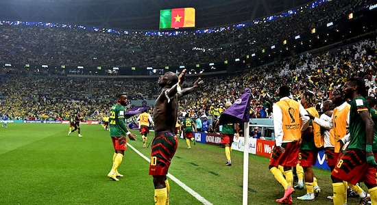 7. Cameroon creates African history! | Morocco were leading the headlines when it came to African history. However, it was Cameroon who did it first, for a completely different reason. The Indomitable Lions became the first African country to beat Brazil at a World Cup. The Canarinho had fielded a second-string side after confirming their last-16 berth. However, the game against Cameroon stayed goalless till the 92nd minute when Vincent Aboubakar hammered in the winner. In a moment of extravagant elation, the striker forgot that he had been booked as he took off his shirt to celebrate. After the celebration, in a bittersweet moment, the Cameroon skipper was shown a second yellow as the ten men of Cameroon held on for a priceless victory.