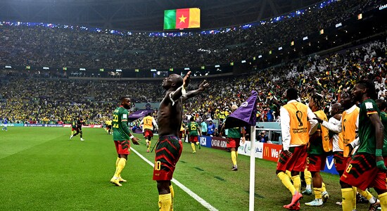 7. Cameroon creates African history! | Morocco were leading the headlines when it came to African history. However, it was Cameroon who did it first, for a completely different reason. The Indomitable Lions became the first African country to beat Brazil at a World Cup. The Canarinho had fielded a second-string side after confirming their last-16 berth. However, the game against Cameroon stayed goalless till the 92nd minute when Vincent Aboubakar hammered in the winner. In a moment of extravagant elation, the striker forgot that he had been booked as he took off his shirt to celebrate. After the celebration, in a bittersweet moment, the Cameroon skipper was shown a second yellow as the ten men of Cameroon held on for a priceless victory. 7. Cameroon creates African history! | Morocco were leading the headlines when it came to African history. However, it was Cameroon who did it first, for a completely different reason. The Indomitable Lions became the first African country to beat Brazil at a World Cup. The Canarinho had fielded a second-string side after confirming their last-16 berth. However, the game against Cameroon stayed goalless till the 92nd minute when Vincent Aboubakar hammered in the winner. In a moment of extravagant elation, the striker forgot that he had been booked as he took off his shirt to celebrate. After the celebration, in a bittersweet moment, the Cameroon skipper was shown a second yellow as the ten men of Cameroon held on for a priceless victory.