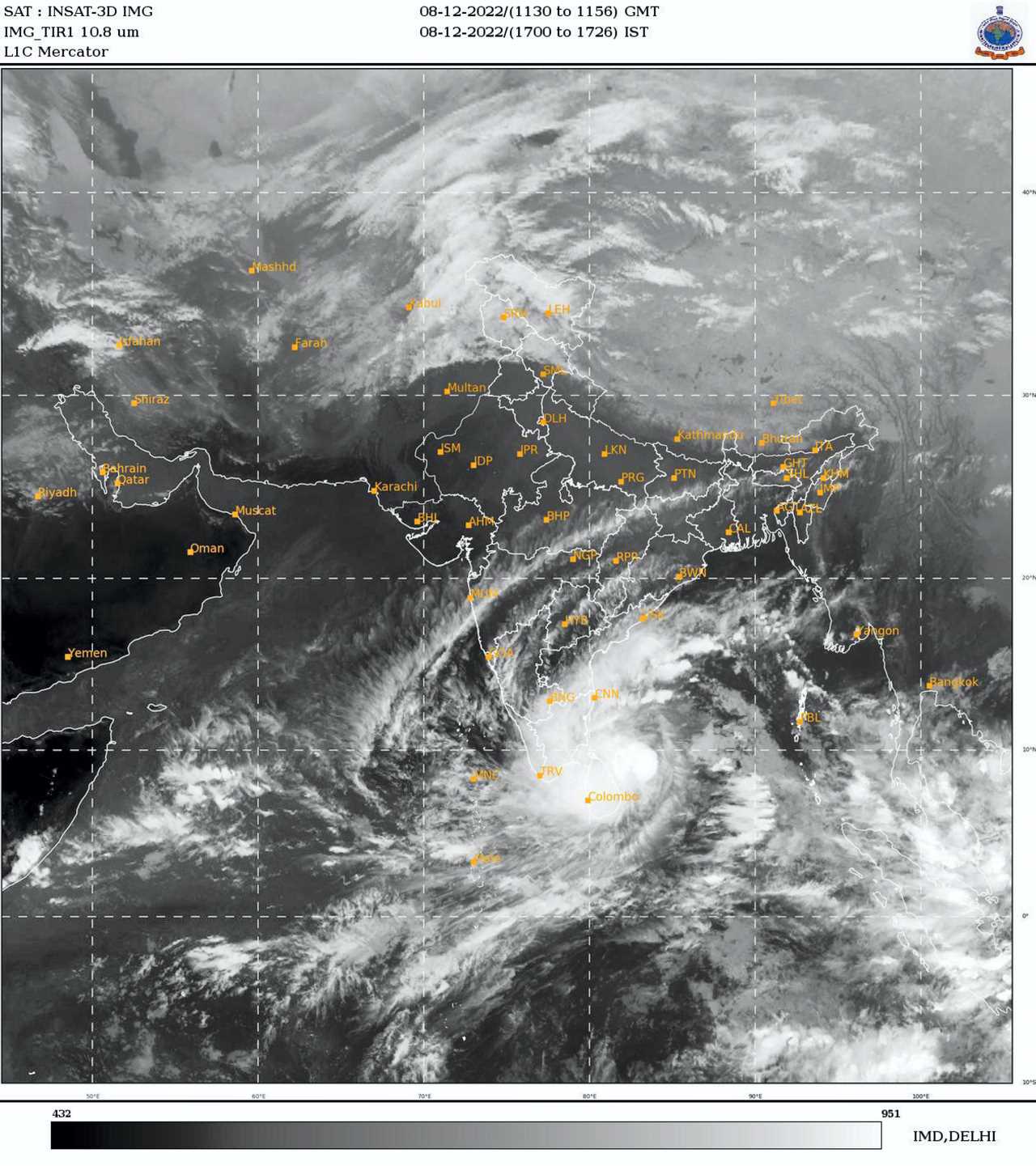 Cyclone Mandous Weakens To 'cyclonic Storm': Heavy Rainfall Predicted ...