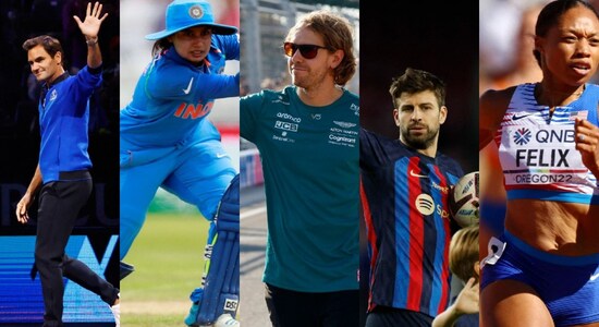 As 2022 winds down it is time to reflect on what transpired in the world of sports. The first thing that strikes when we try and recall the highs and the lows in sports this year is retirements that we witnessed. (Images: Reuters) As 2022 winds down it is time to reflect on what transpired in the world of sports. The first thing that strikes when we try and recall the highs and the lows in sports this year is retirements that we witnessed. (Images: Reuters)