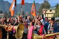 In pics: Celebrations galore as BJP retains Gujarat for 7th term; Congress bags Himachal