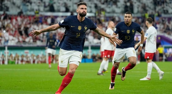 Olivier Giroud | France | Jersey Number 9 | Giroud became France's all-time record goal scorer during the ongoing World Cup where he took his tally up to 53 goals for Les Bleus going past Theirry Henry’s previous record of 51 goals. Giroud notoriously won the World Cup in 2018 without registering a single shot on target but was a mainstay for Deschamps team with his ability to link play and create space for his fellow forwards. This time, Giroud owes his spot to an injury suffered by first-choice Karim Benzema but once again the striker has gone about his business in stellar fashion netting four goals so far in Qatar. (Image: Reuters) Olivier Giroud | France | Jersey Number 9 | Giroud became France's all-time record goal scorer during the ongoing World Cup where he took his tally up to 53 goals for Les Bleus going past Theirry Henry’s previous record of 51 goals. Giroud notoriously won the World Cup in 2018 without registering a single shot on target but was a mainstay for Deschamps team with his ability to link play and create space for his fellow forwards. This time, Giroud owes his spot to an injury suffered by first-choice Karim Benzema but once again the striker has gone about his business in stellar fashion netting four goals so far in Qatar. (Image: Reuters)