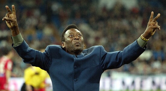 Pele smashed over 100 goals in two calendar years. According to FIFA Pelé as scored 127 in a calendar year in 1959 and 110 goals in 1961. No player has come even remotely close to even level this record. (Image: Reuters) Pele smashed over 100 goals in two calendar years. According to FIFA Pelé as scored 127 in a calendar year in 1959 and 110 goals in 1961. No player has come even remotely close to even level this record. (Image: Reuters)