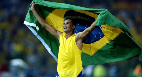 No.7 | Rivaldo| Matches played: 76 | Brazil career span: 1993 - 2003 | Goals scored: 35 (Image: Reuters) No.7 | Rivaldo| Matches played: 76 | Brazil career span: 1993 - 2003 | Goals scored: 35 (Image: Reuters)