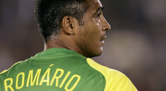 No.4 | Romario | Matches played: 71 | Brazil career span: 1987 - 2005 | Goals scored: 55 (Image: Reuters)