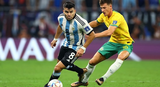 Marcos Acuna | Argentina | Jersey Number 8 | The Sevilla left-back has impressed for Argentina during the World Cup, playing a big role in them getting to the semi-final stage. However, Acuna missed the semifinal clash against Croatia after picking up a second yellow card in the tournament but is expected to return straight back into the Starting XI for the Final. (Image: Reuters) Marcos Acuna | Argentina | Jersey Number 8 | The Sevilla left-back has impressed for Argentina during the World Cup, playing a big role in them getting to the semi-final stage. However, Acuna missed the semifinal clash against Croatia after picking up a second yellow card in the tournament but is expected to return straight back into the Starting XI for the Final. (Image: Reuters)