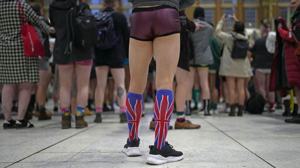 London Goes Pantless To Celebrate No Trousers Tube Ride
