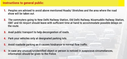 (Credit: Delhi Traffic Police)