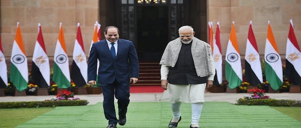 Egypt President Sisi holds bilateral talks with PM Modi, to attend 'at home' reception by President | Details