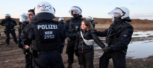 Greta Thunberg released after brief detention at German mine protest, police say