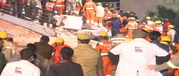 Lucknow building collapse: SP spokesperson's mother and wife dead, dozen rescued, two more feared trapped