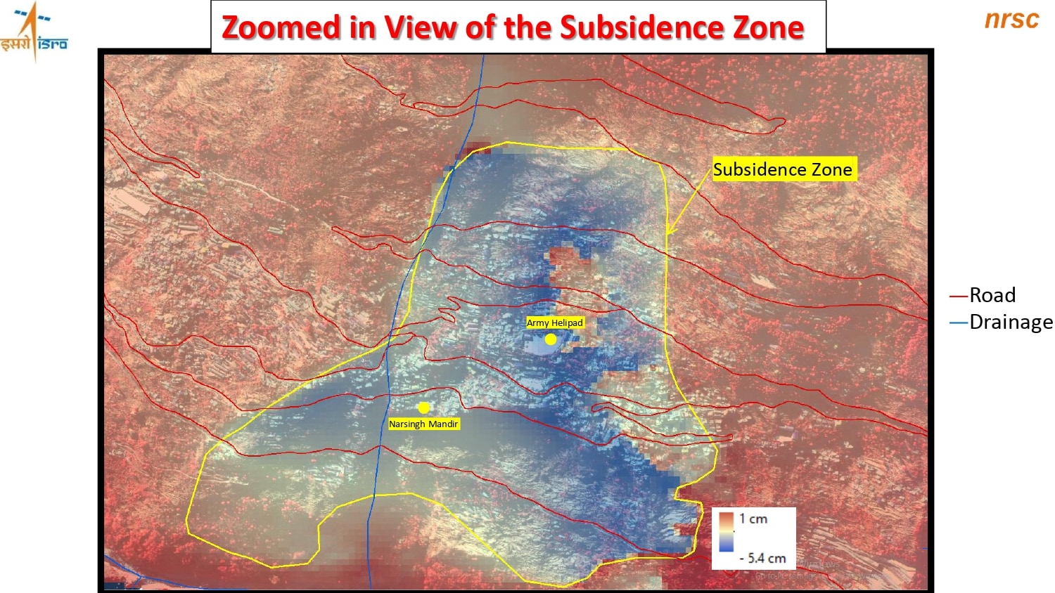 Joshimath sank 5.4cm in 2 weeks | See satellite images released by ISRO