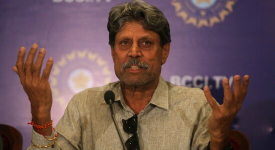 Kapil Dev once bowled a spell of 9/83 in a Test against the West Indies at Ahmedabad. That spell gives the great all-rounder the record of Best figures in an innings by a captain. (Image: Reuters) Kapil Dev once bowled a spell of 9/83 in a Test against the West Indies at Ahmedabad. That spell gives the great all-rounder the record of Best figures in an innings by a captain. (Image: Reuters)