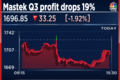 Mastek shares end lower after subdued quarterly revenue growth, net profit drops 19%