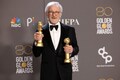 In Pics | Steven Spielberg to Naatu Naatu fame M.M. Keeravani – Golden Globe 2023 winners and their victory pose