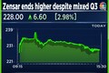 Zensar shares end higher despite sharp drop in revenue in December quarter