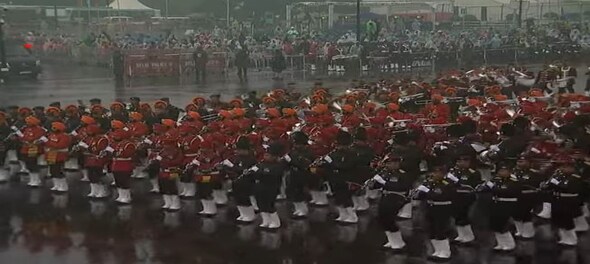Unexpected rainfall fails to dampen the spirit of Beating Retreat ceremony