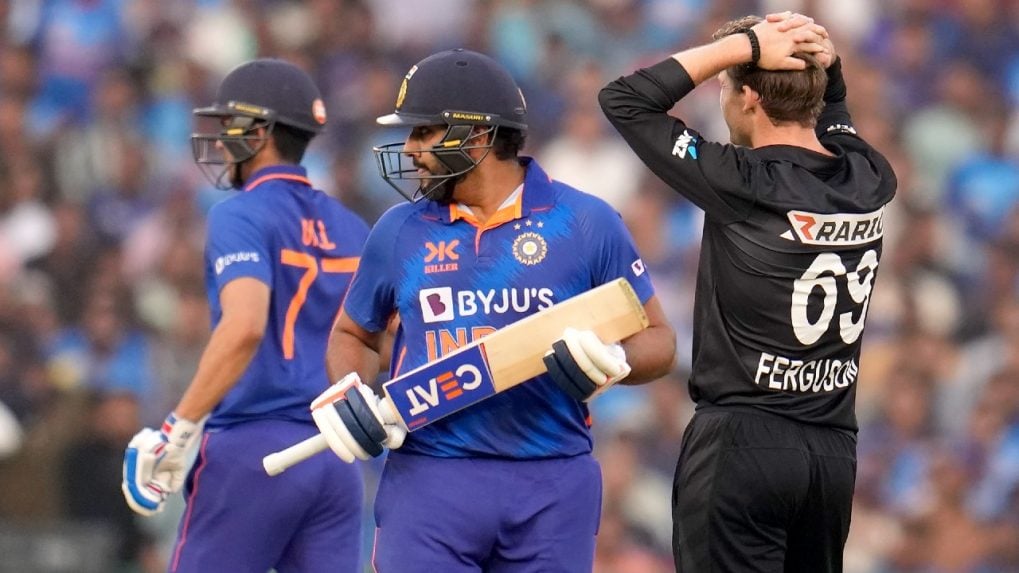 IND vs NZ ODI highlights Mohammed Shami, Rohit Sharma set up India's