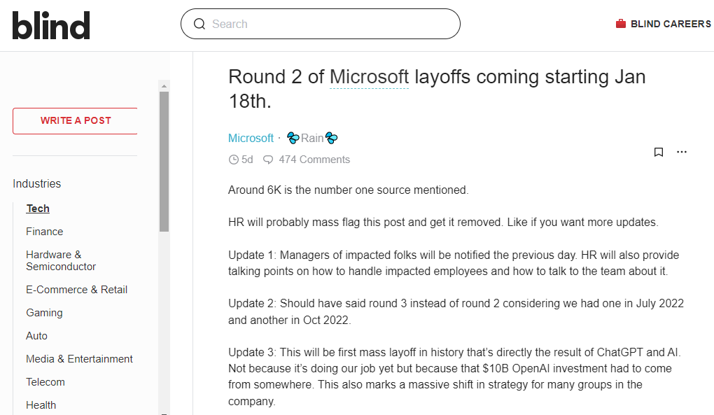 Microsoft India Layoffs Aug 2024 Blind Karen Marlane