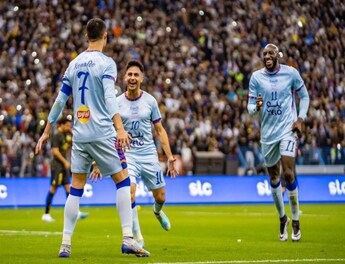 Cristiano Ronaldo Hits the 'SIUUU' Celebration After Scoring in Al