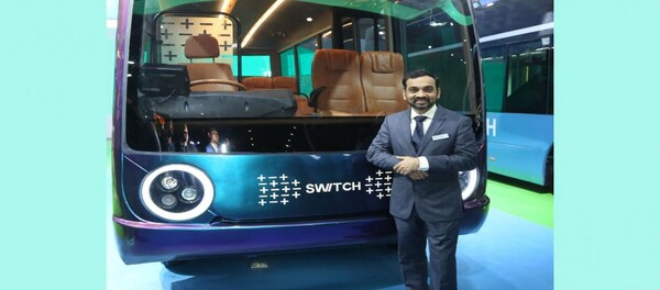 Auto Expo 2023 Highlights: SWITCH EiV 7 electric bus for smart city travel unveiled