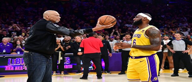 Kareem Abdul-Jabbar 1984 NBA Finals Los Angeles Lakers Game