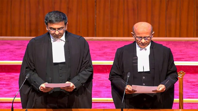 Five Supreme Court Judges sworn in by Chief Justice of India DY ...