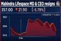 Mahindra Lifespace shares fall after MD & CEO Arvind Subramanian resigns