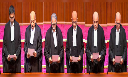 Five Supreme Court Judges sworn in by Chief Justice of India DY ...