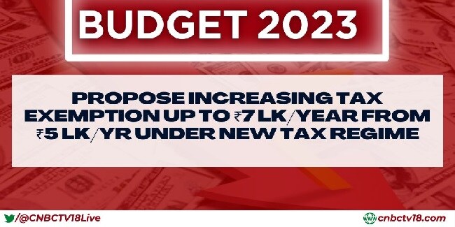 Budget 2023 | Tax Rebate Limit Raised To Rs 7 Lakh Under New Regime ...