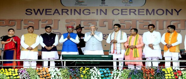 Tripura: Manik Saha takes oath as chief minister; PM Modi, Amit Shah present