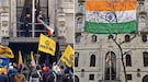 Pro-Khalistan protest in London and San Francisco, giant Tricolour put atop high commission building | WATCH