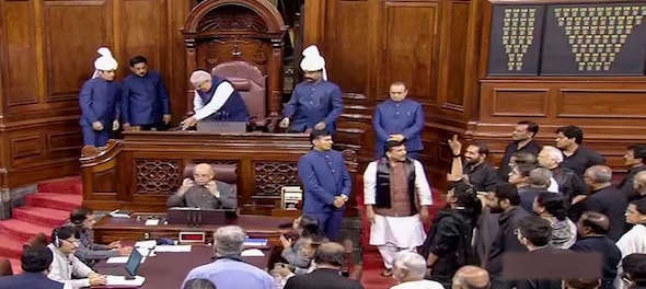 Rajya Sabha returns Finance Bill 2023 to LS without discussion amid Opposition uproar on Rahul Gandhi