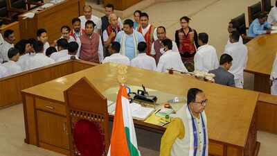 Tripura BJP MLA caught watching porn in assembly, Opposition ...