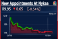 Nykaa shares continue to remain near all-time low even after key appointments