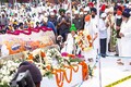 PM Narendra Modi pays last respects to Parkash Singh Badal in Punjab | WATCH