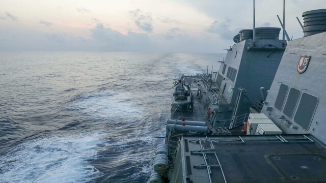 US Navy says destroyer conducts navigational rights mission in South ...