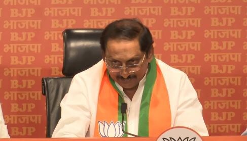 Former Andhra Pradesh CM Kiran Kumar Reddy joins BJP — 'Never imagined ...