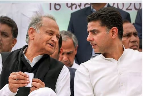 Ashok Gehlot, Sachin Pilot Meet Congress Chief Mallikarjun Kharge ...