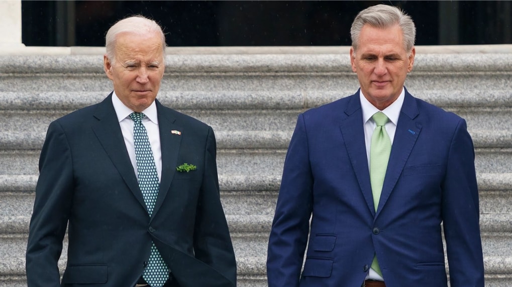 US President Joe Biden, speaker Kevin McCarthy signal confidence debt ...