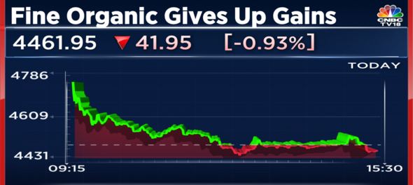 Fine Organic shares give up intraday gains, end lower despite strong Q4 earnings